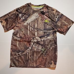 Mossy Oak Med Camo Mens Short Sleeve